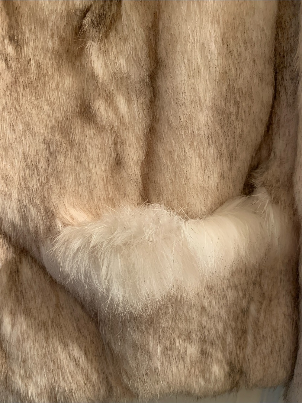 Wilson’s - Cream, Rabbit Fur Jacket - Picture 9 of 10